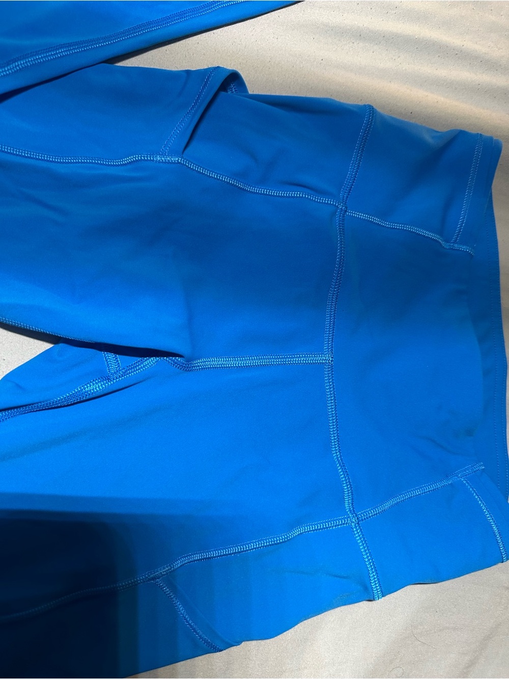 lululemon athletica Bright Blue Leggings with Side Pocket